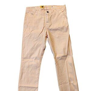 G-Star Raw 3301 Apricot Peach Bronson Chino Loose Tapered Ultra Twill Sz 27 NWT